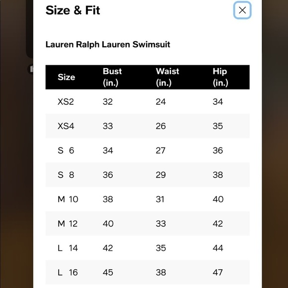 Lauren RALPH LAUREN Women's Blue Ruffled Underwire Tankini Swimsuit Top - Picture 2 of 5